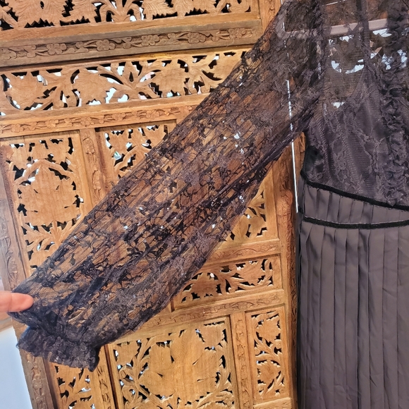 Zara pleated lace dress - Picture 4 of 6